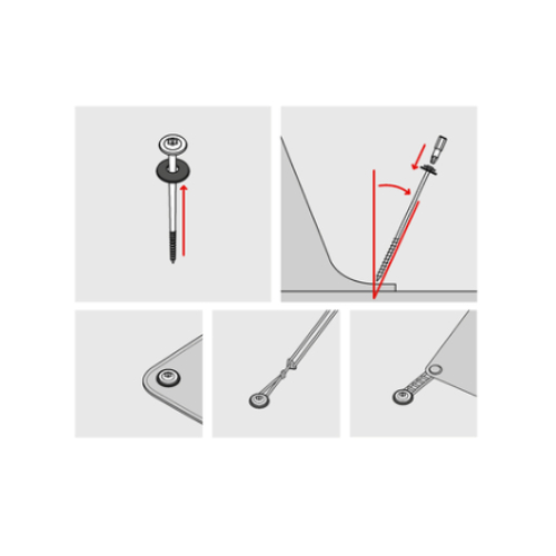 Spax Zeltschrauben-Set