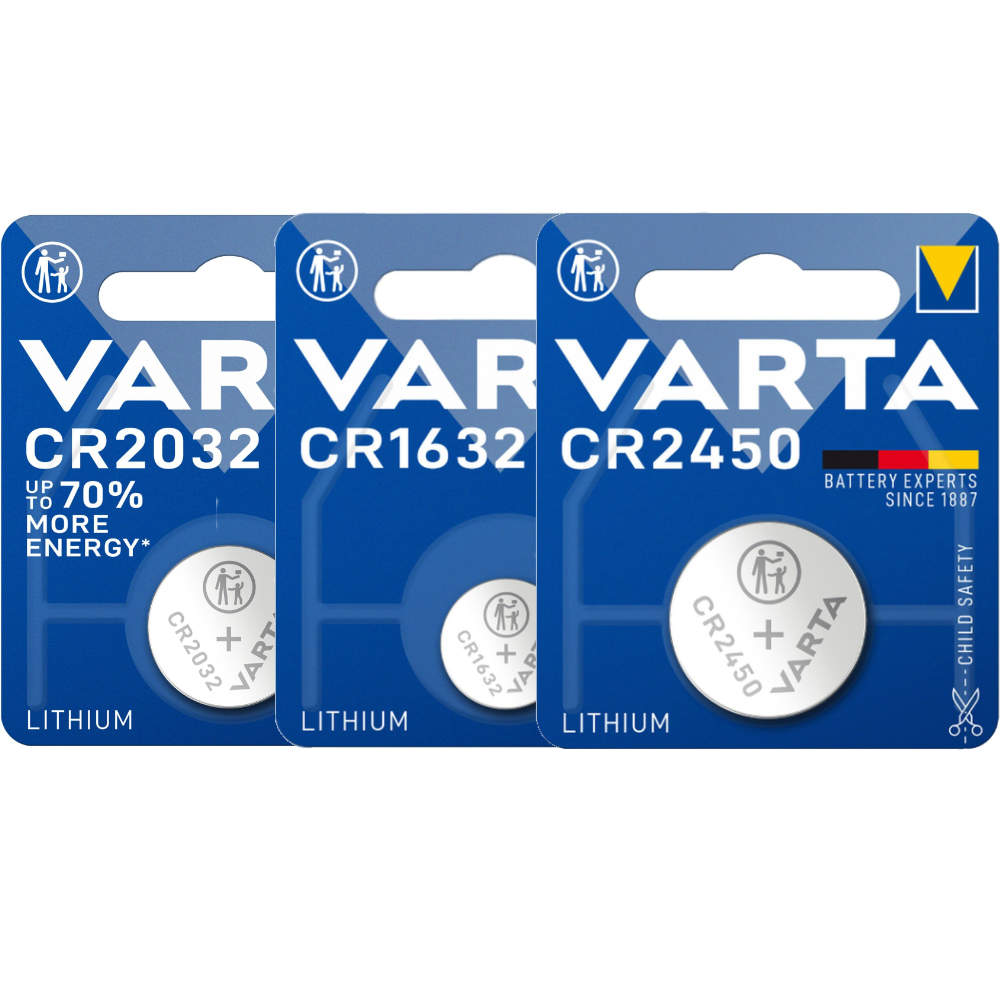 Varta Hightech-Lithium-Knopfzelle - Lithium Coin
