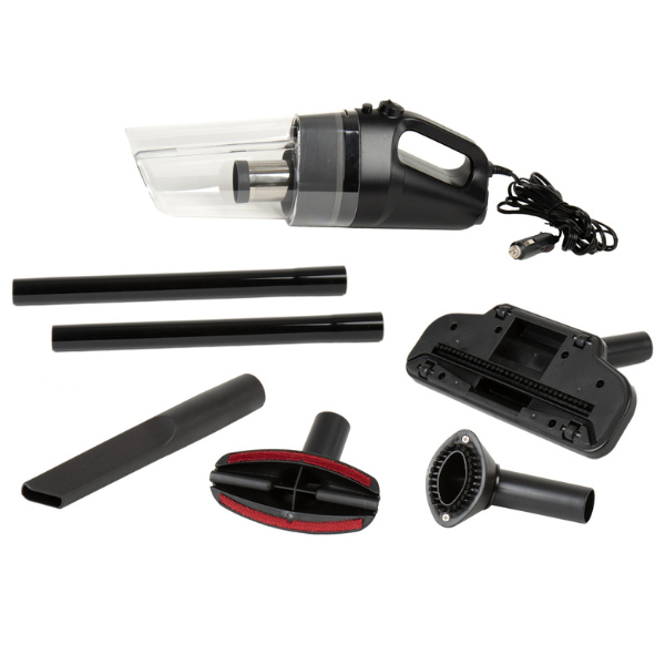 Carbest Staubsauger mit Zubehör und 4 m Kabel, 12V/150W