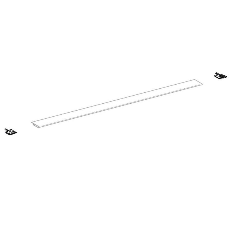 Thule Gehäuse-Unterteil-Endkappen TO 8000 anthrazit, Satz