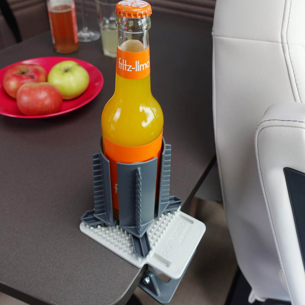 Purvario Getränke-/ Tischklemmhalter Clip Clap