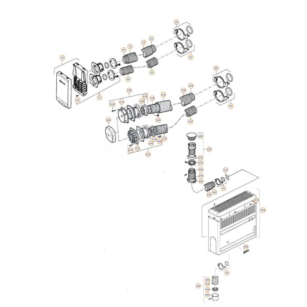 Truma Saugrohr kpl. zu Heizung S2200 ab 7/2006