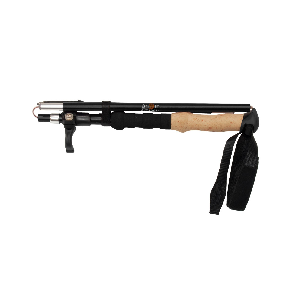 Origin Outdoors Trekkingstöcke Micro-Fold schwarz 120-135 cm 1 Paar