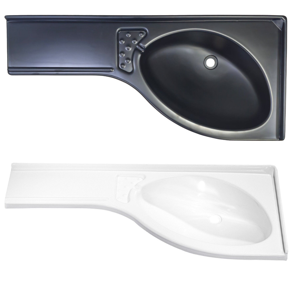 Comet Eckwaschbecken Ablage links