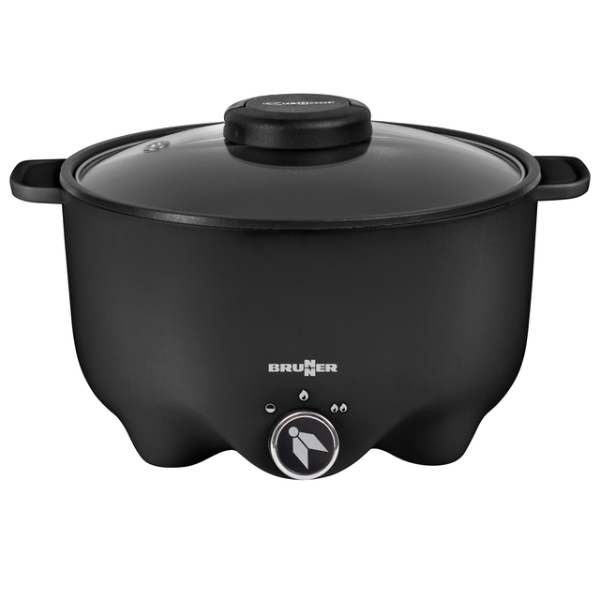 Brunner MINUWATT Elektrokochtopf Dyomo 2,5 l Farbe schwarz