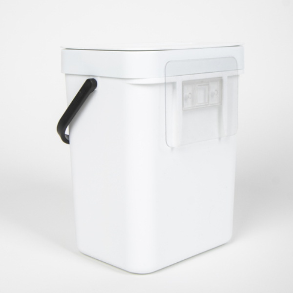 Camp4 Mülleimer mit Deckel weiß, 3 Liter