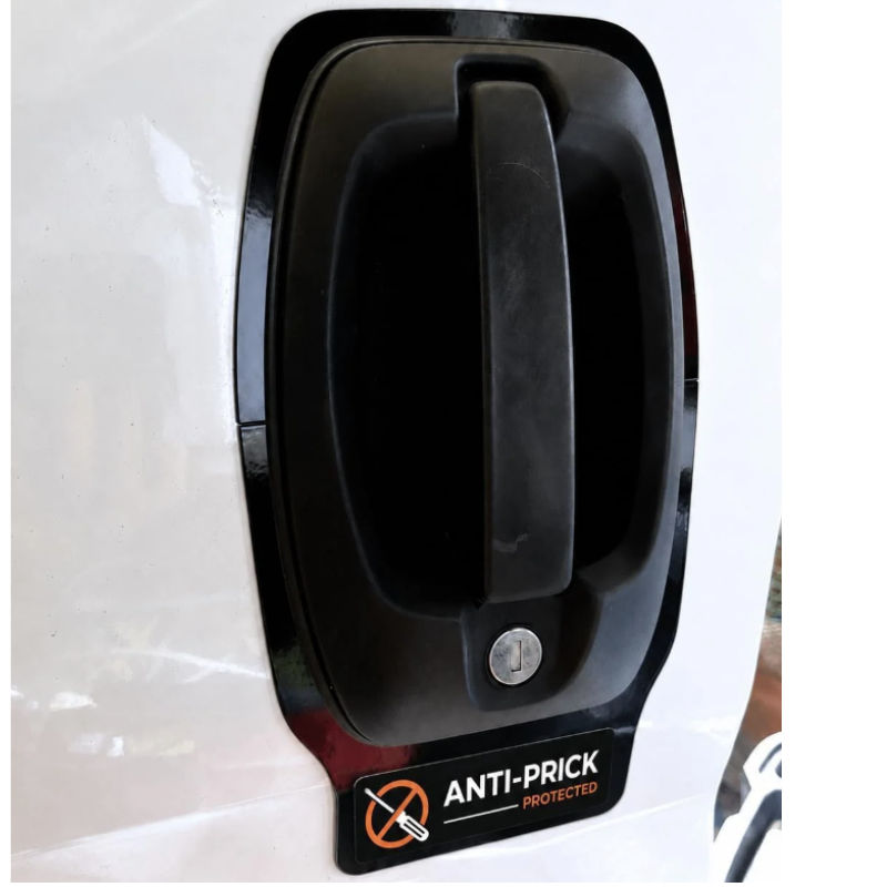 WOMOFIX Anti-Prick Pro - sichtbares Außenschutzblech gegen Prick-Attacken