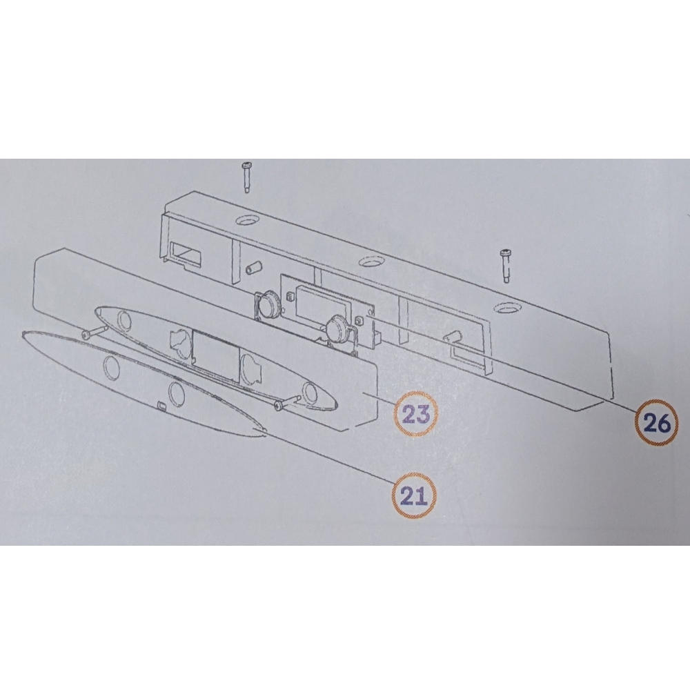 Thetford Bedienblende LCD für Kühlschränke Premium Line (Nr. 626975)