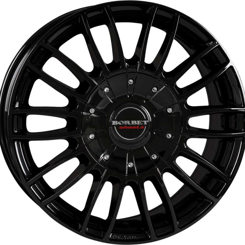 Borbet Alufelge CW3, Ducato, black glossy