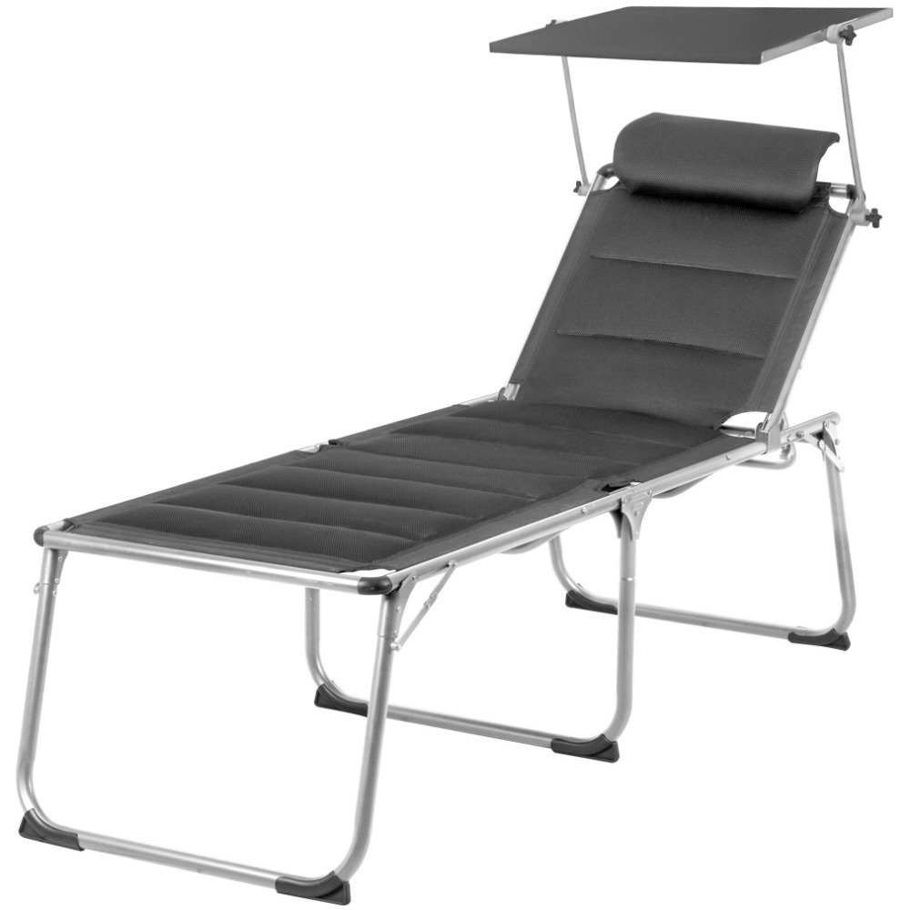 Brunner Sonnenliege Marbella High H2L, anthrazit