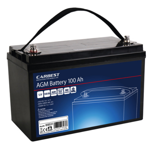 Carbest Long Life Deep-Cycle AGM 100
