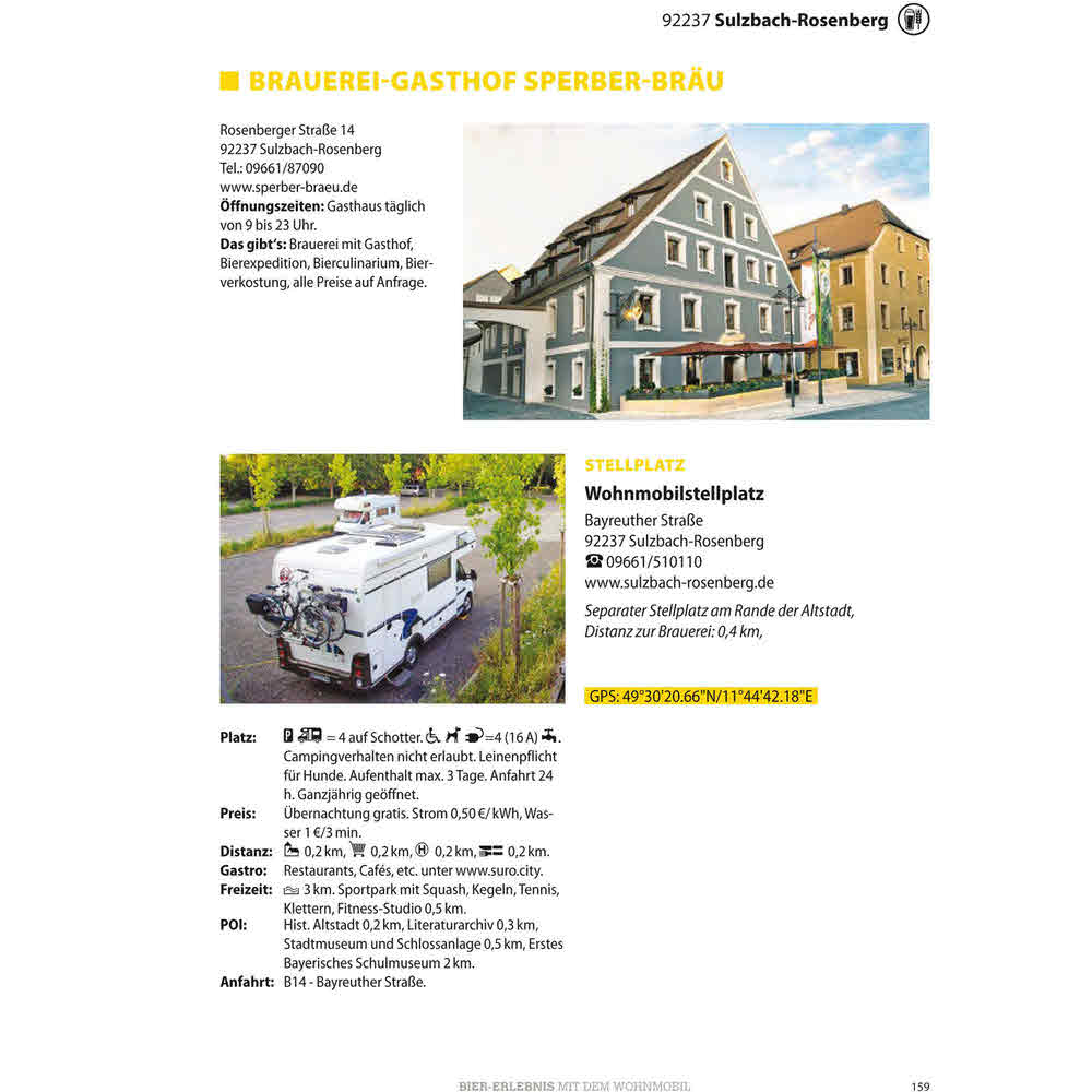 Reisemobil Stellplatzführer Bier-Erlebnis mit dem Wohnmobil