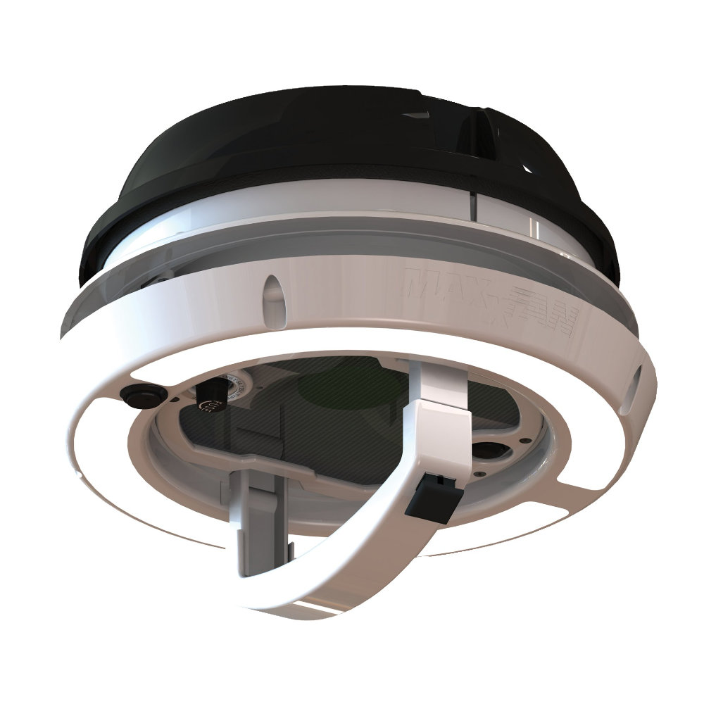 Maxxair Dachlüfter MAXXFAN Dome Plus 12 Volt mit LED, schwarz