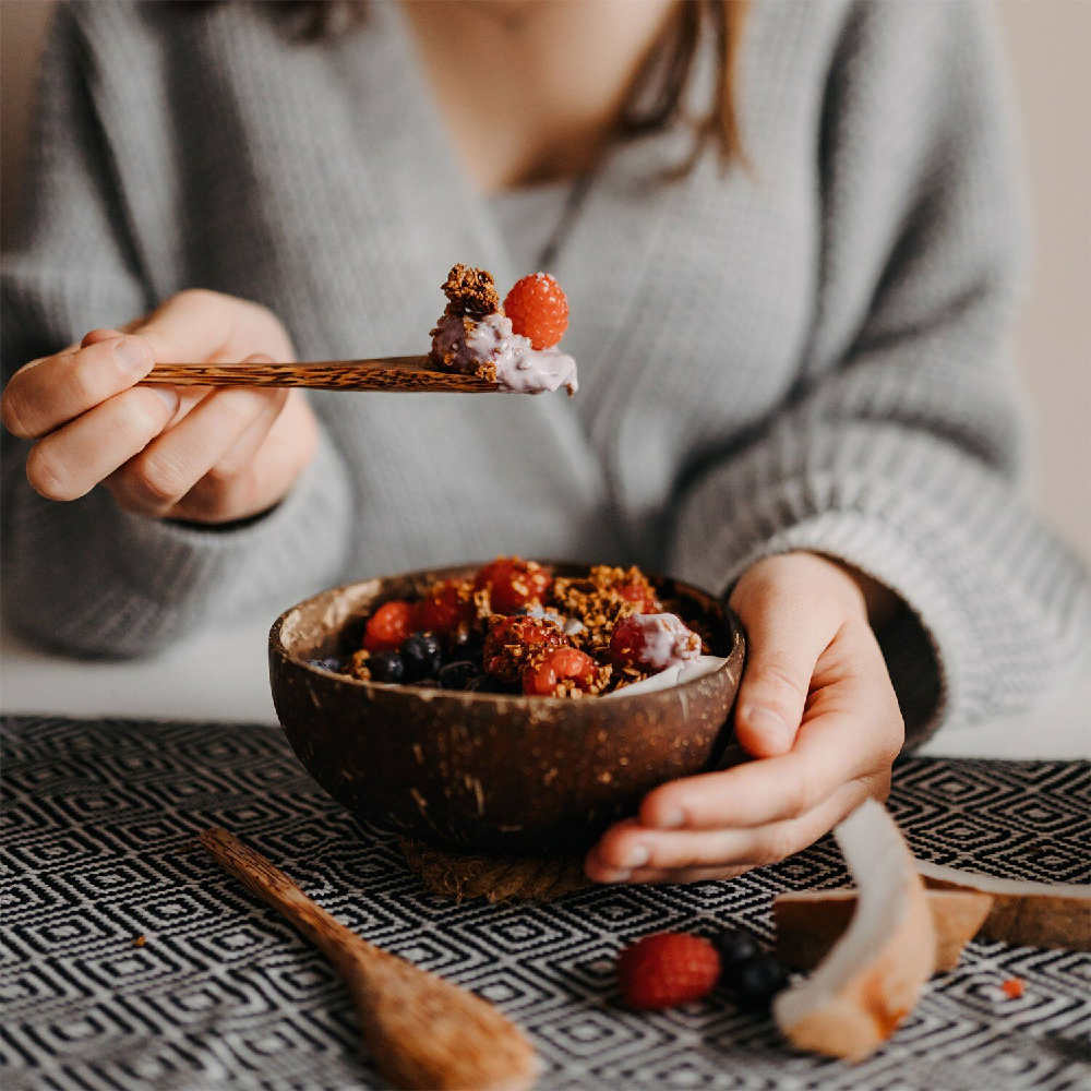 Chinchilla Schüsseln Kokosnuss, 2er Set