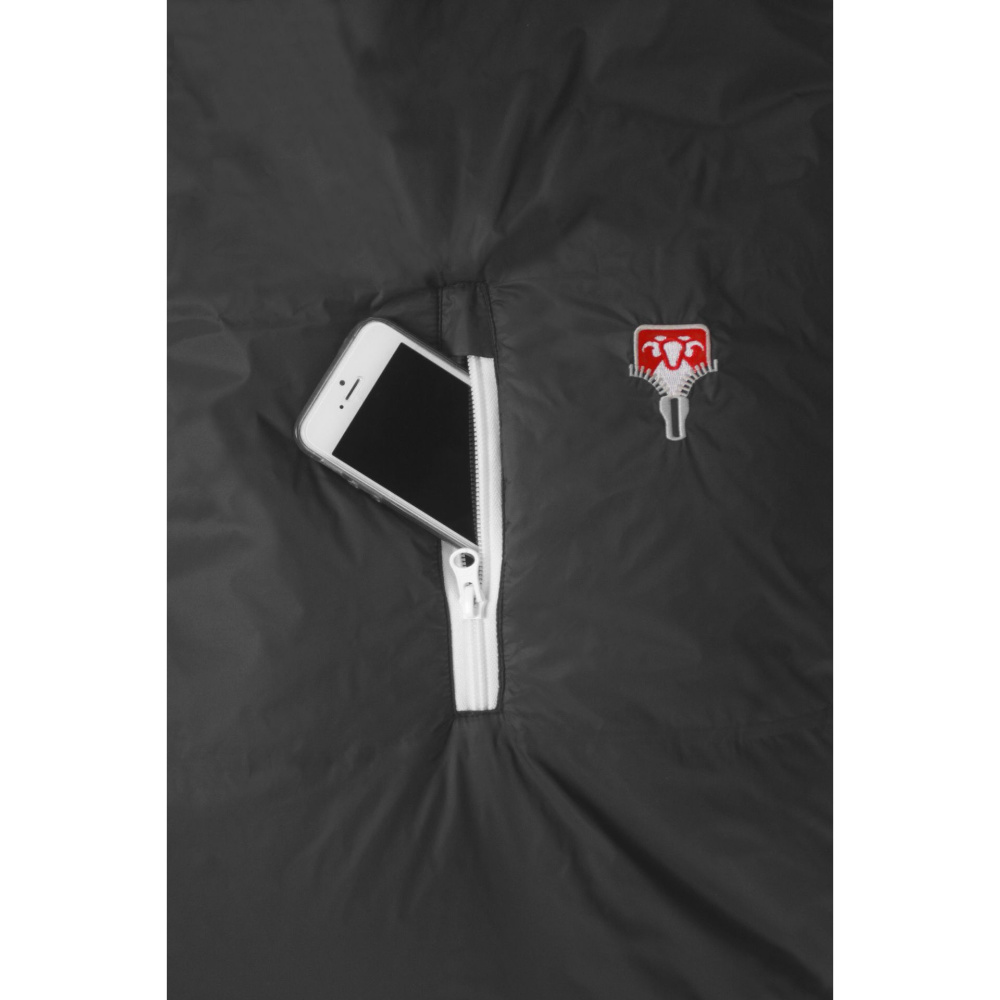 Grüezi-Bag Mumienschlafsack Synpod Fusion Zero dark asphalt Extra Long