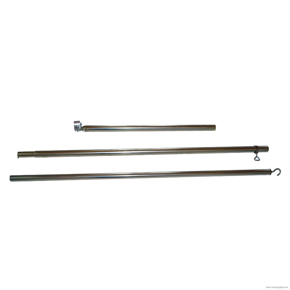 Stahl Dachhakenstange/Firststange 25 mm, 215-300 cm