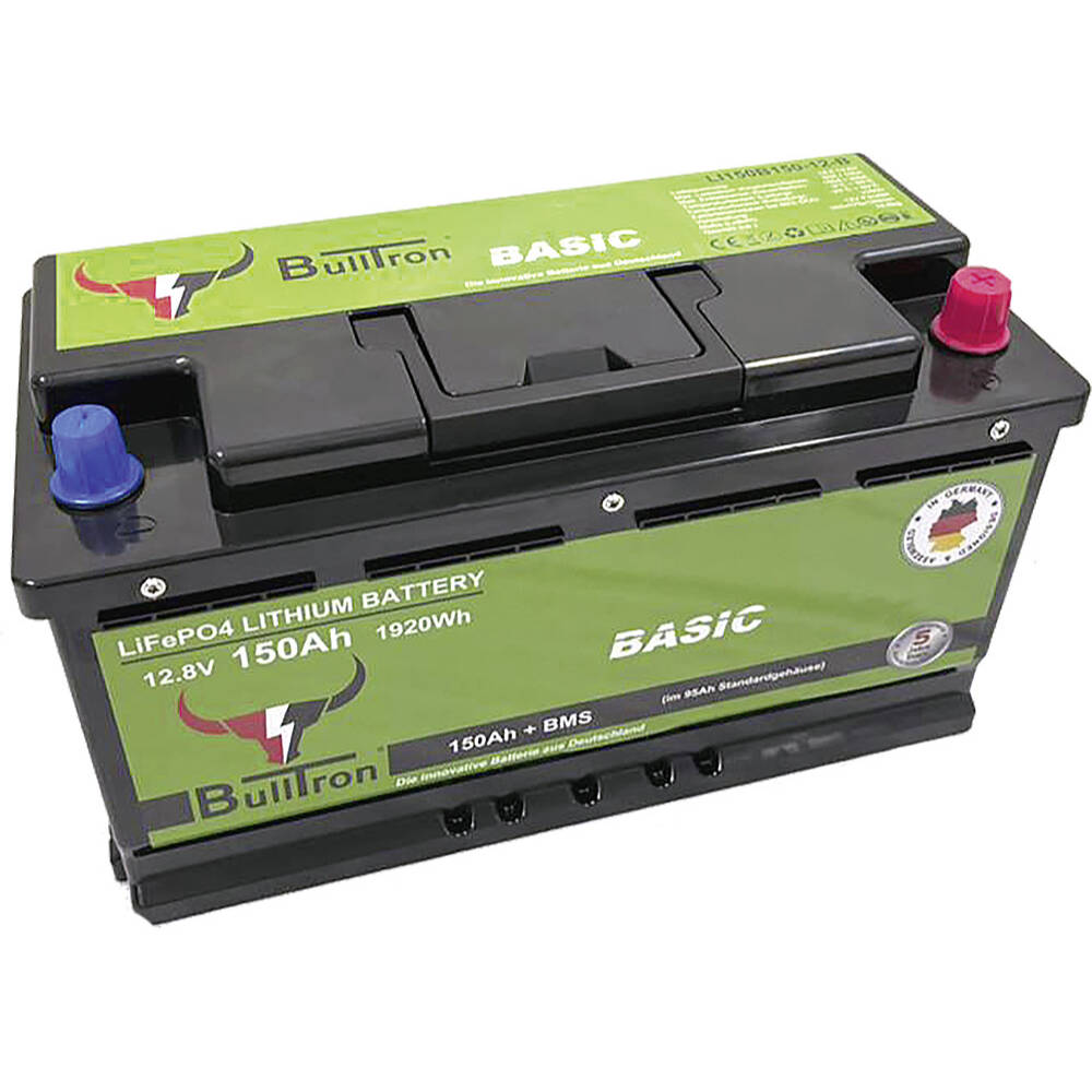 BullTron LiFePO4 Batterie Basic 150 Ah - Made in Germany
