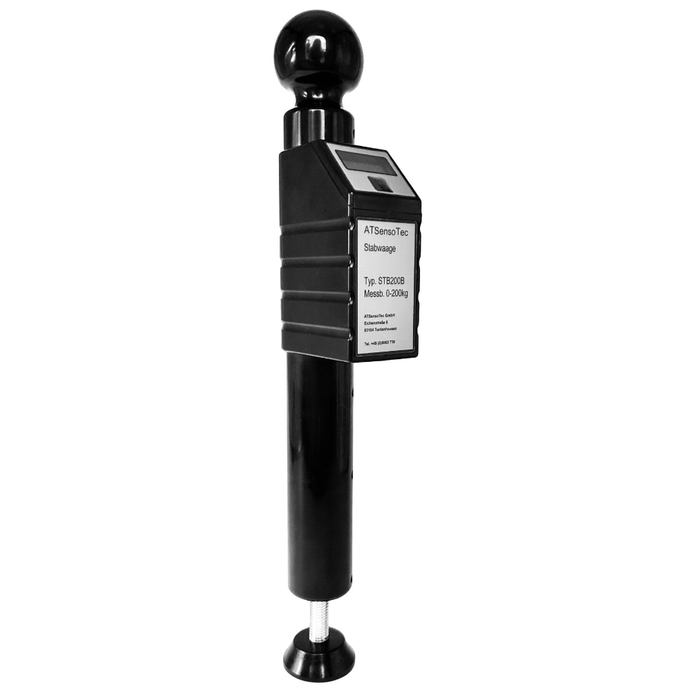 ATSensoTec Digitale Stützlastwaage STB 200 B mit Bluetooth schwarz