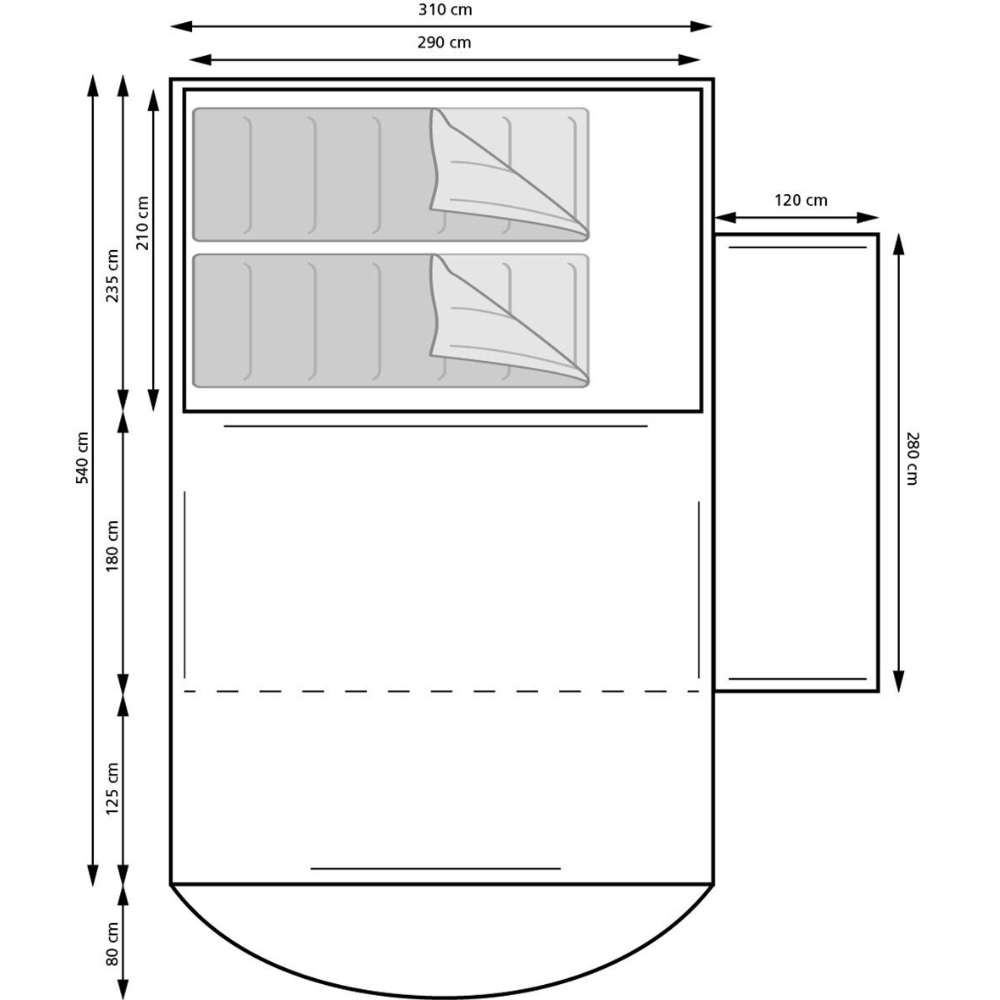 Euro Trail Buszelt Oak Creek 500 AIR