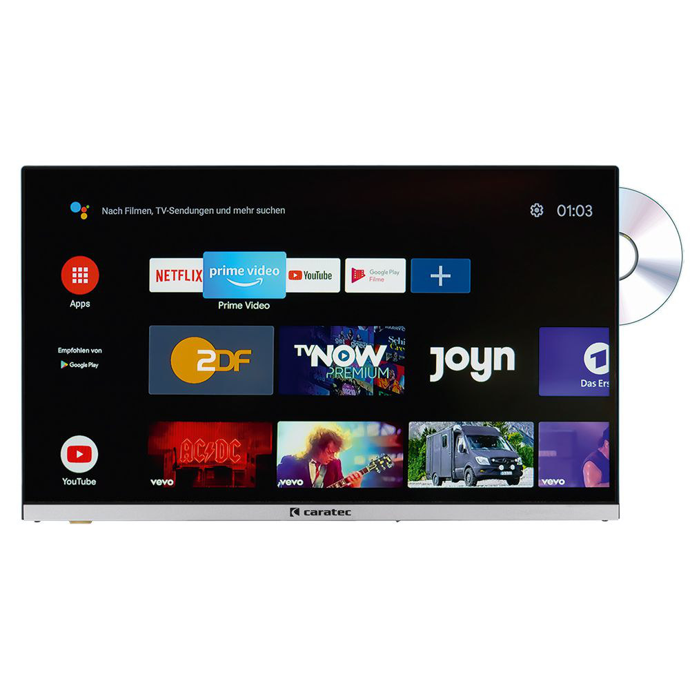 Caratec LED Smart TV Vision Exclusive inkl. DVD-Player