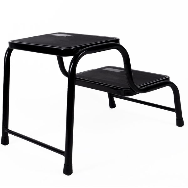 Carbest Doppeltrittstufe Stahl - Schwarz