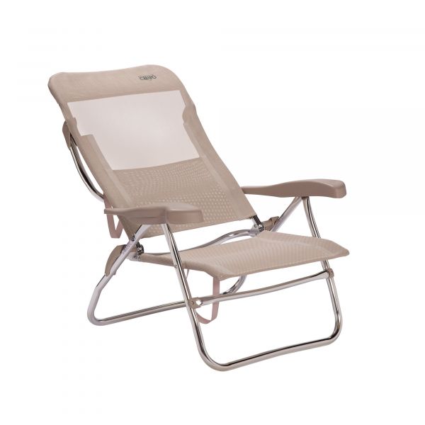 Crespo Strandstuhl AL/223 7-fach verstellbar beige