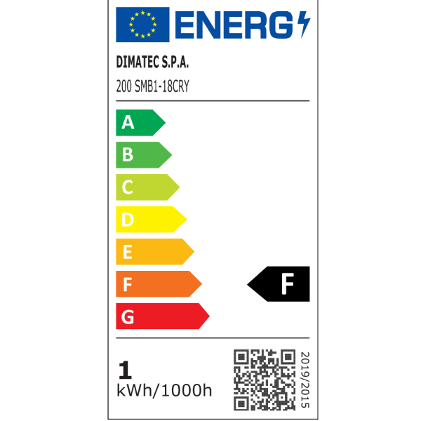 Dimatec LED Einbaustrahler 1,2 W, Farbe Chrom glänzend