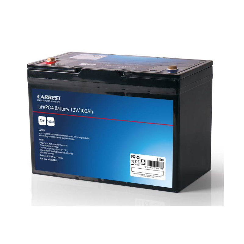 Carbest LiFePO4 Lithium Batterie 100 Ah