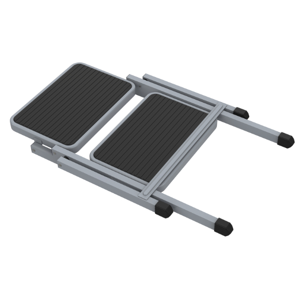 Carbest Doppeltrittstufe klappbar aus Stahl