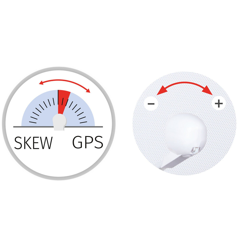 Alden Sat-Anlage AS4 60 Skew / GPS Ultrawhite inkl. TV A.I.O. Smart