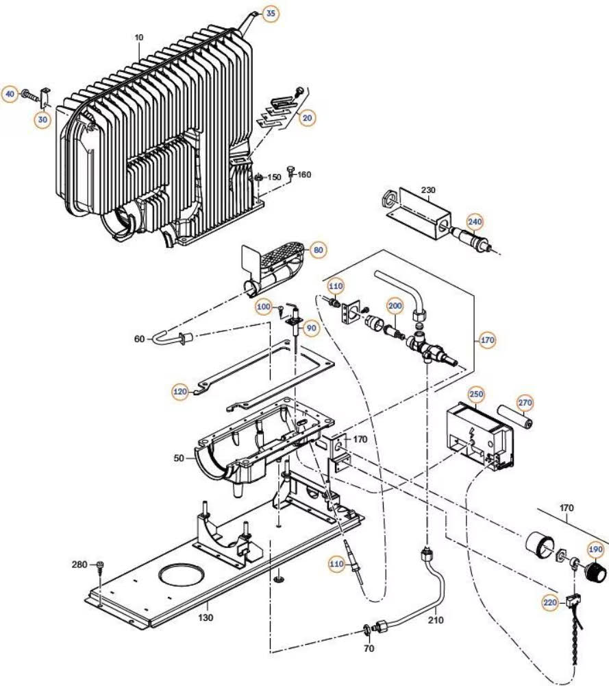 Truma Dichtung Wärmetauscher passend Trumatic 2200