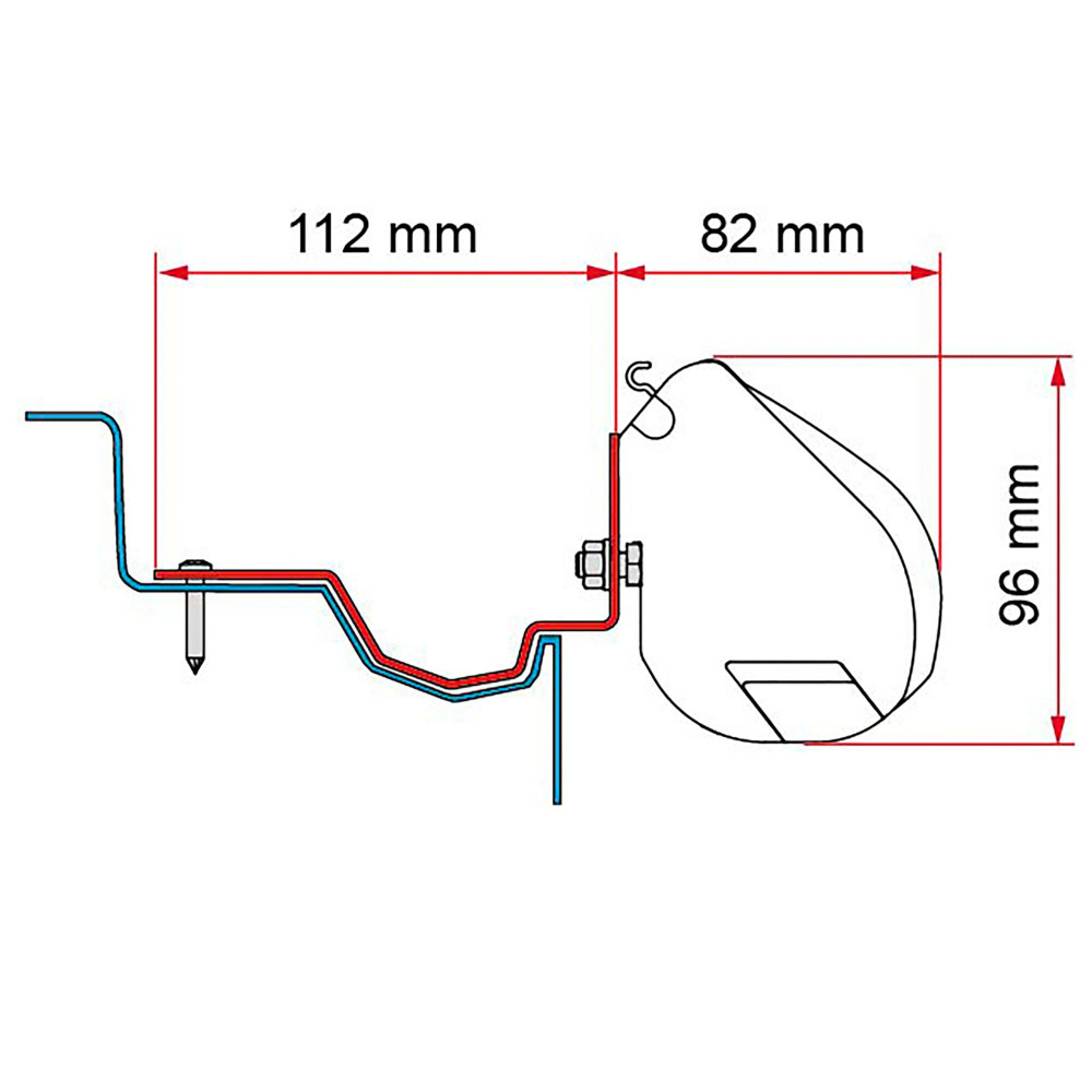 Fiamma Kit Ford Custom Group Rapido für F35