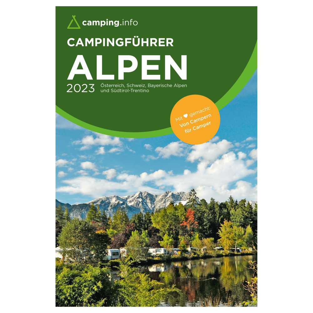 Camping.info Reiseführer Alpen 2023