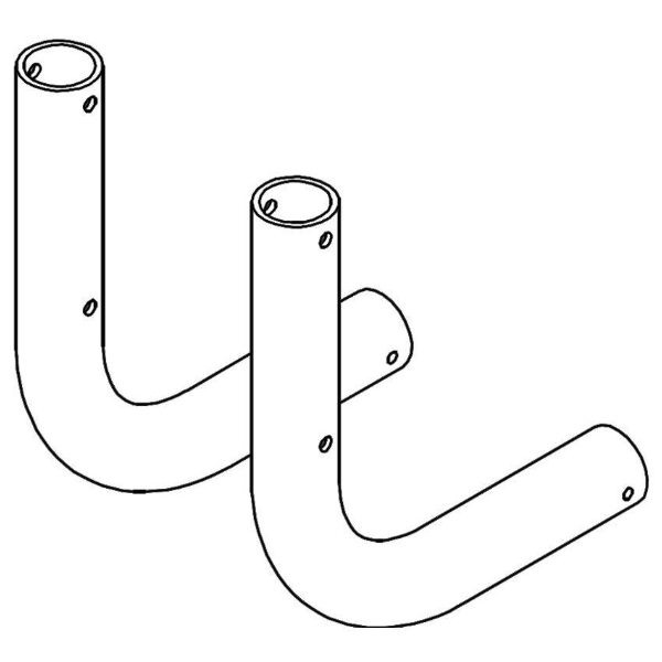 BR-Systems Haltestruktur unten Modell Rail für Bike Lift