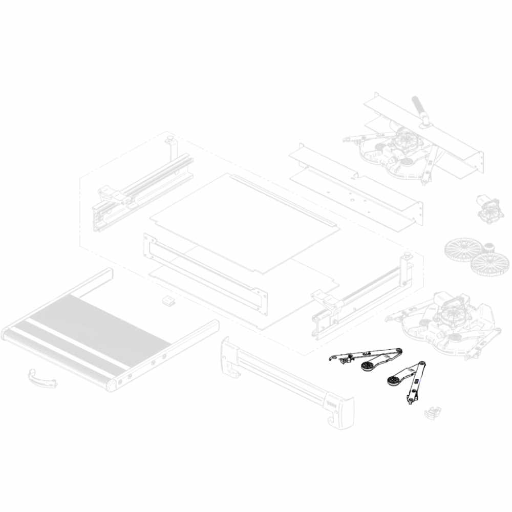Thule Scheren-Satz für Slide-Out Step G2 Ducato ab 2022 (Nr. 1500603706)