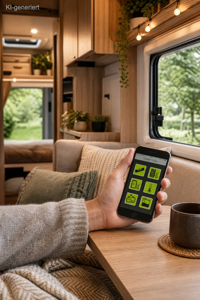 Wohnwagen einrichten - Digitale Vernetzung