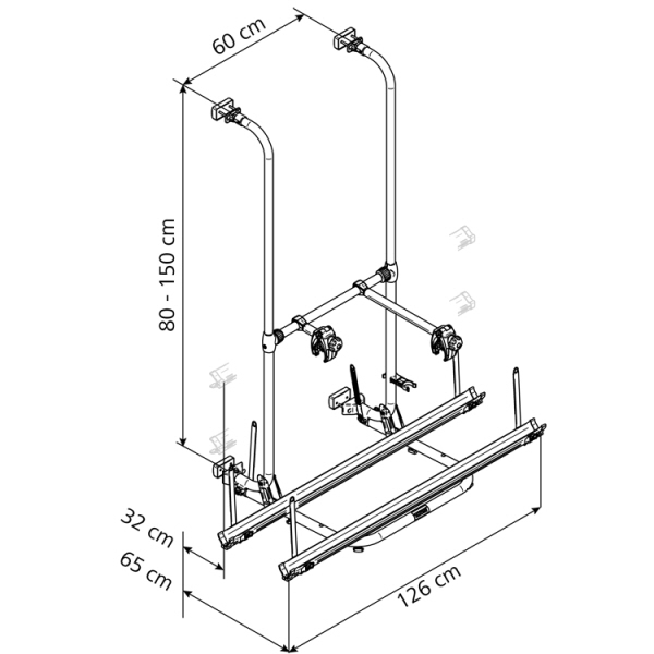 Thule Fahrradträger Sport G2 Standard