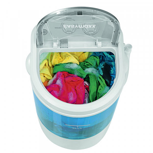 EASYmaxx Mini-Waschmaschine 260 W blau/weiß