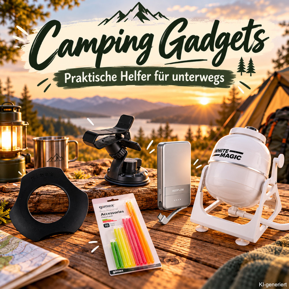 Camping Gadgets - praktische Helfer