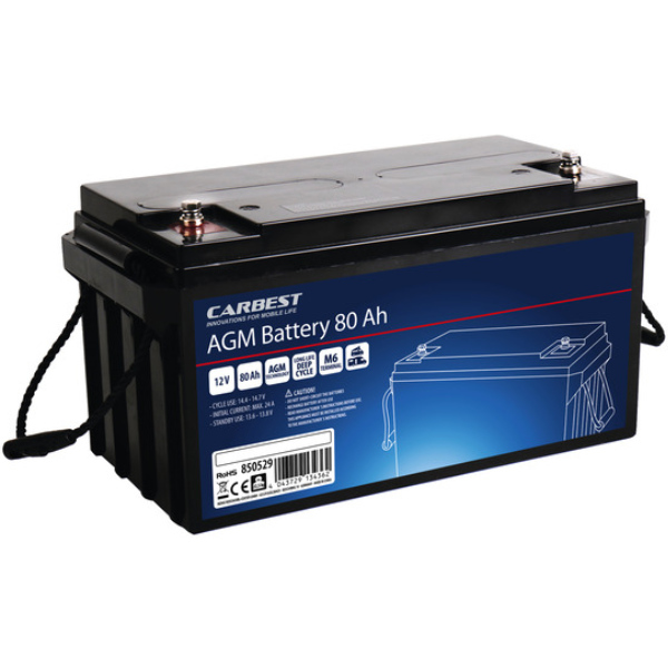 Carbest Long Life Deep-Cycle AGM 80