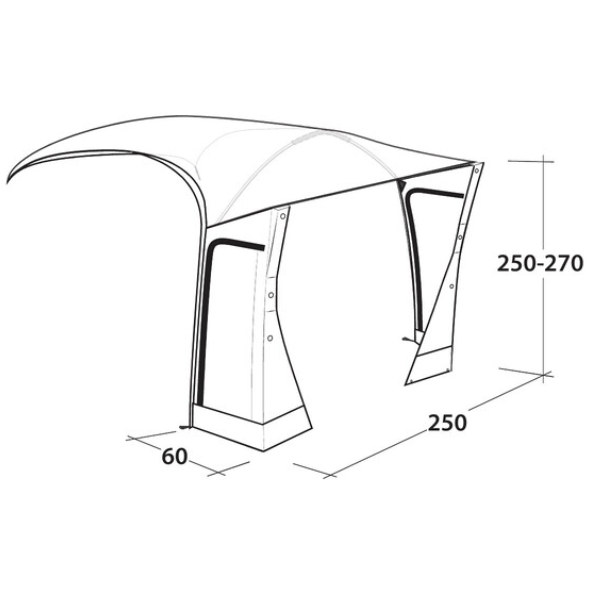 Outwell Tall Connection Crossville 250SA