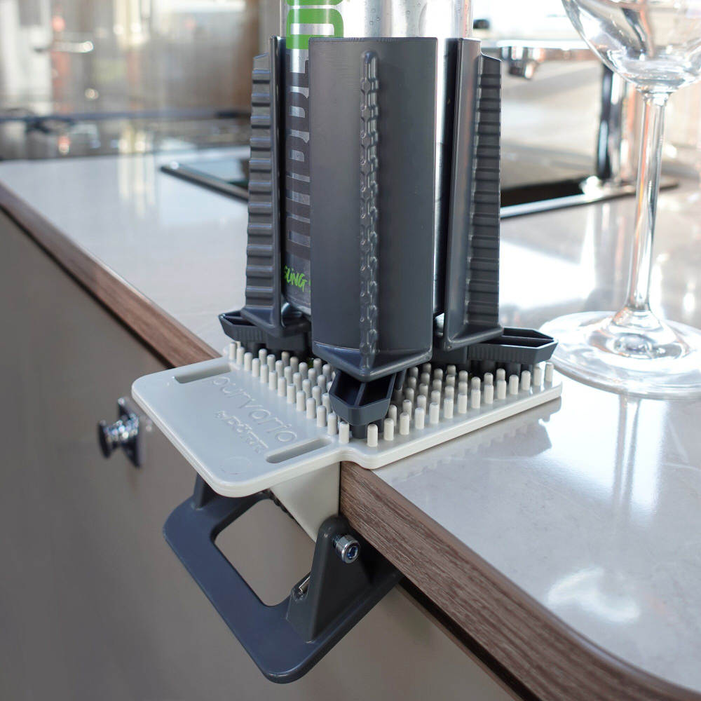 Purvario Getränke-/ Tischklemmhalter Clip Clap