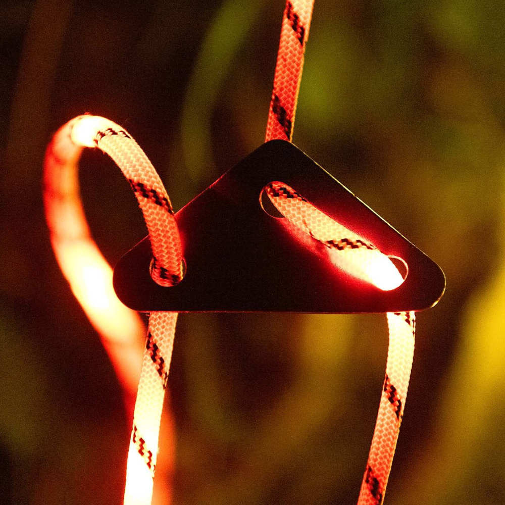 Sunnyside Abspannleine mit LED Beleuchtung, 6 m, orange