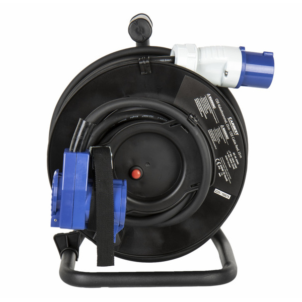 Carbest CEE-Kabeltrommel H07RN-F 3G2,5qmm - 25 m Winkelkupplung