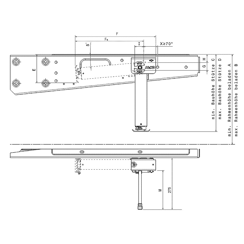 AL-KO Hubstütze Click Fix