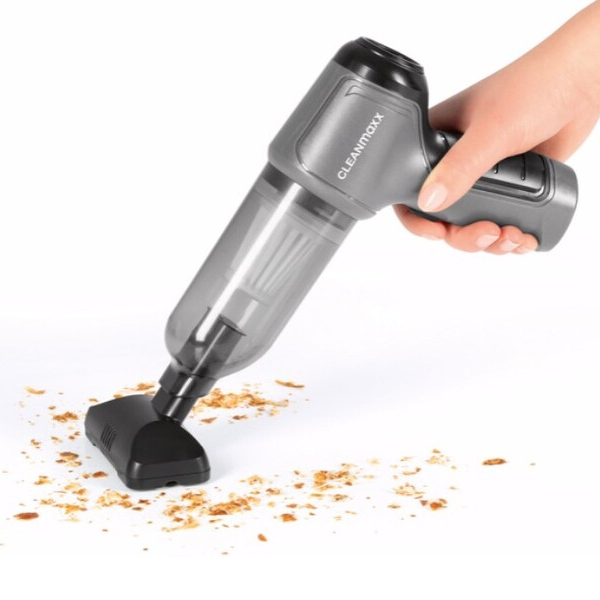 CLEANmaxx Handstaubsauger Akku-Zyklon 9-tlg. Farbe grau