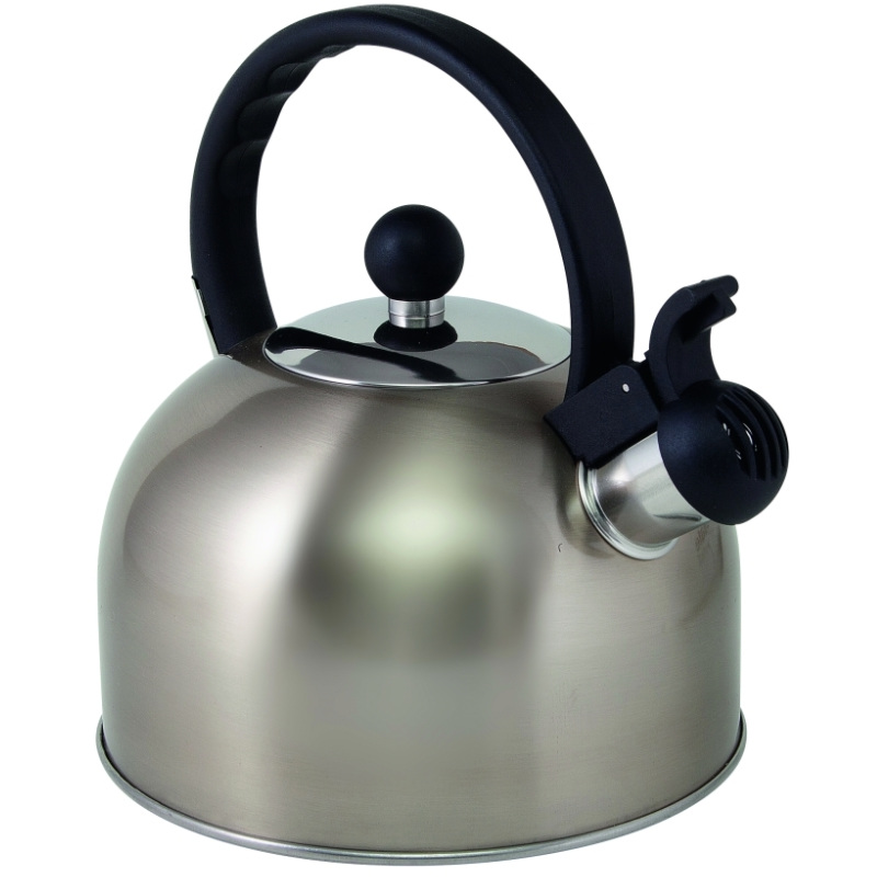 Via Mondo Flötenkessel Edelstahl gold, 2 Liter