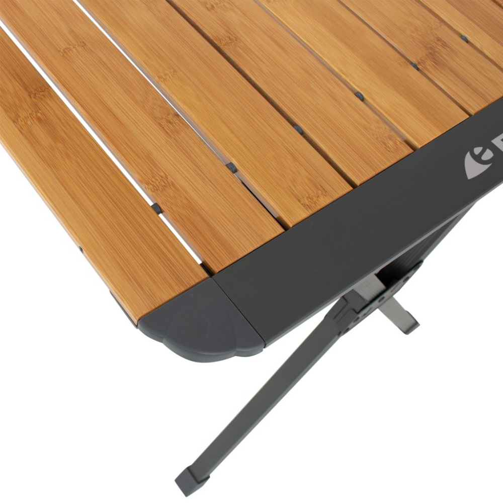 EuroTrail Bambus Rolltisch Chambery M 110 x 70 x 70 cm