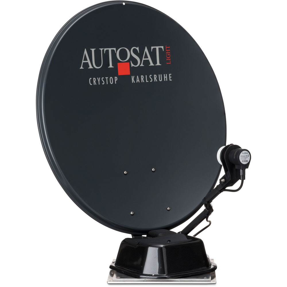 Crystop Sat-Anlage AutoSat Light S Digital Single schwarz