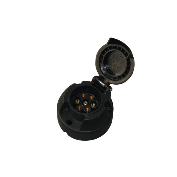 Carbest 7-polige Anhängersteckdose für das Zugfahrzeug Kunststoff